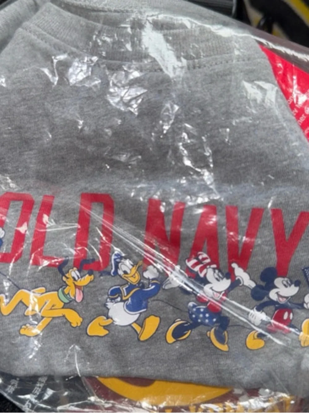 Old Navy Kids' Grey Disney Character Logo Tee 18-24m NWT